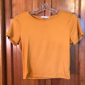 Yellow Crop Top